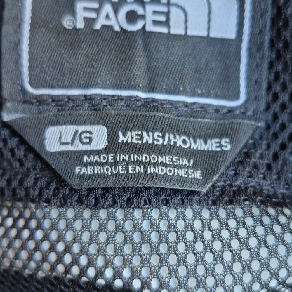 THE NORTH FACE Grey Black Nylon‎ Hyvent Mens Large Full Zip Jacket TNF